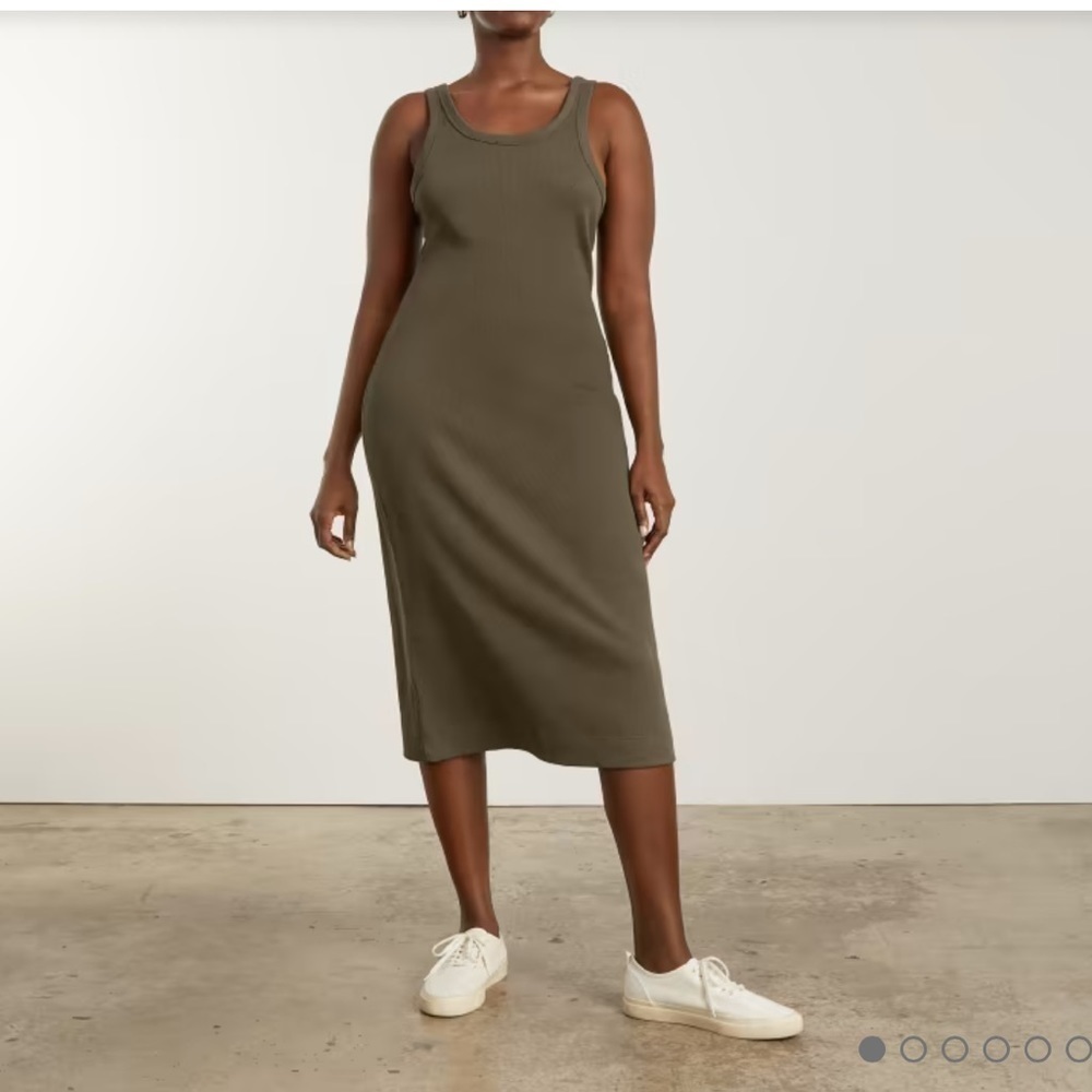 Everlane Ribbed Tank Dress - Picture 1 of 16